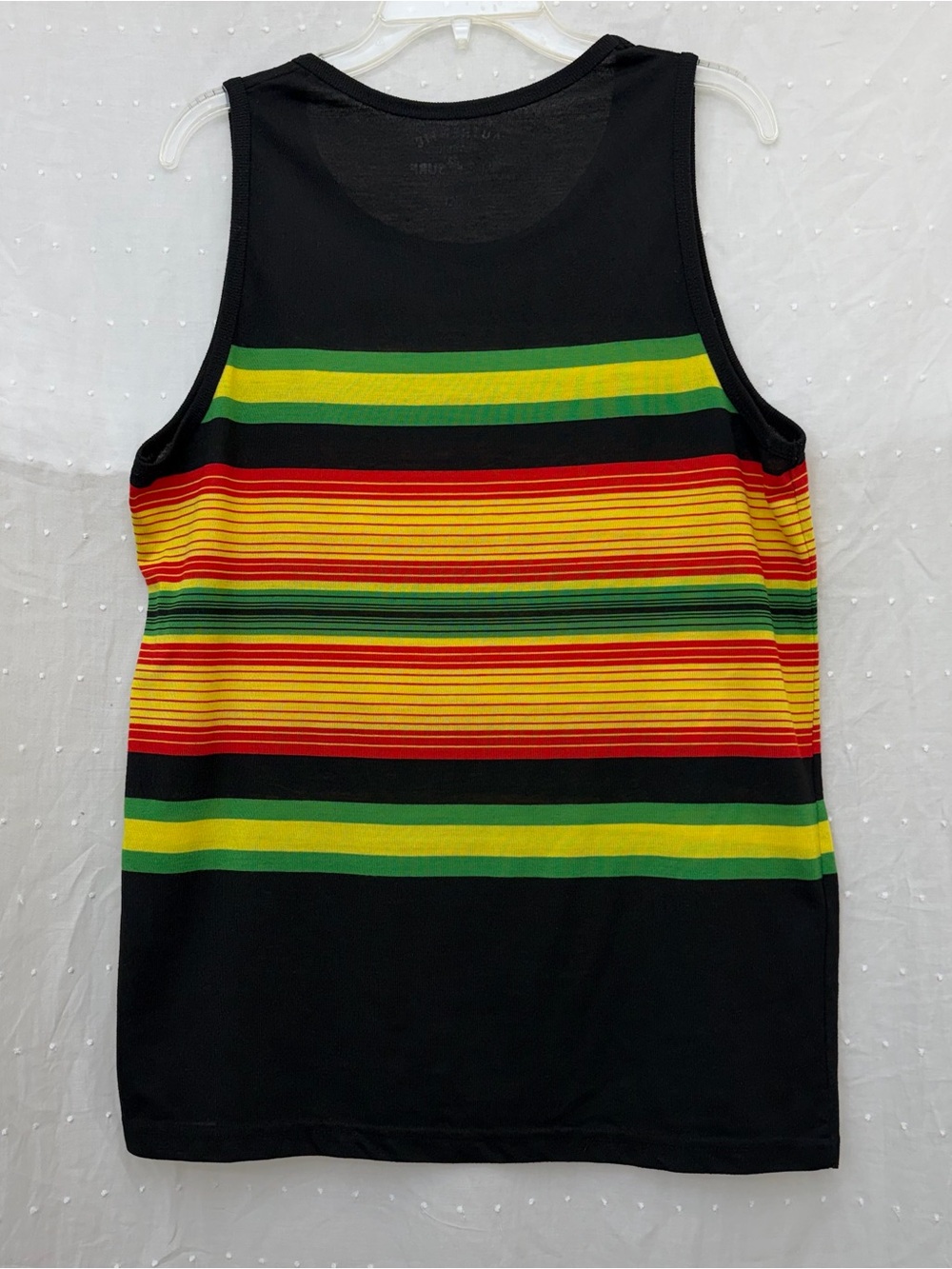 Pacific Surf Rasta Stripe Tank Top Size XL - Picture 2 of 11